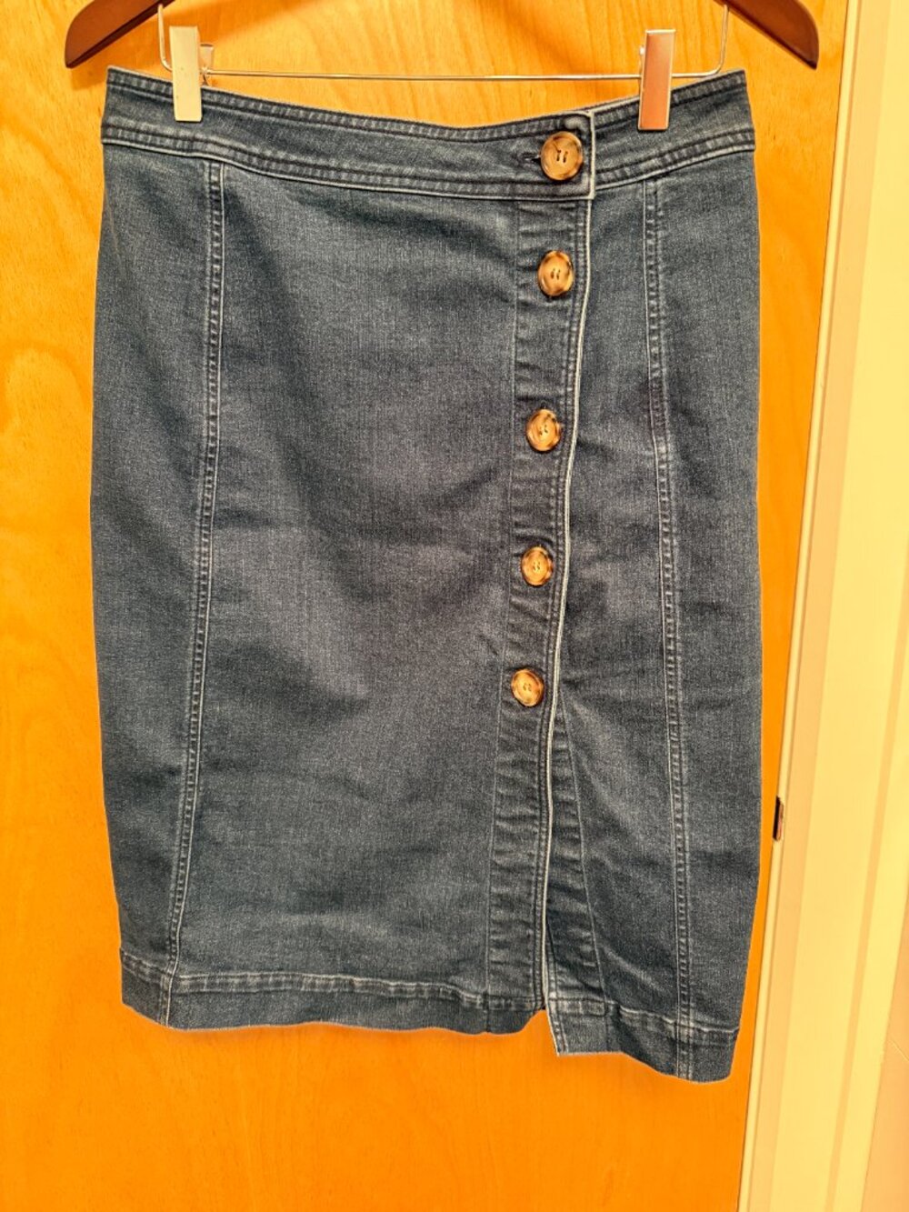 Sezane denim skirt - Picture 4 of 12